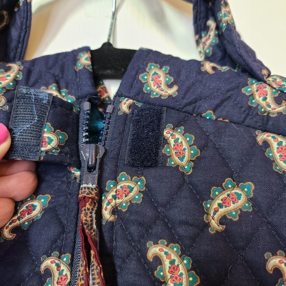 Vera Bradley Vintage Garment Bag Navy 1991 - Picture 6 of 8